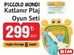 PİCCOLO MONDİ KATLANIR PLAJ OYUN SETİ